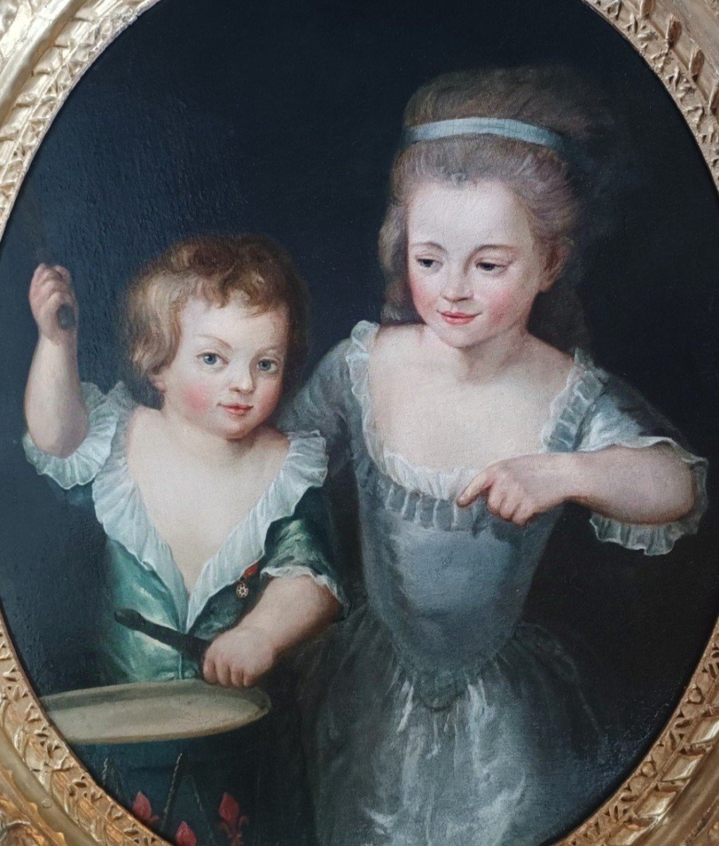  Presumed Portrait Of Princess Marie Thérèse Charlotte Of France And Louis Joseph Xavier.