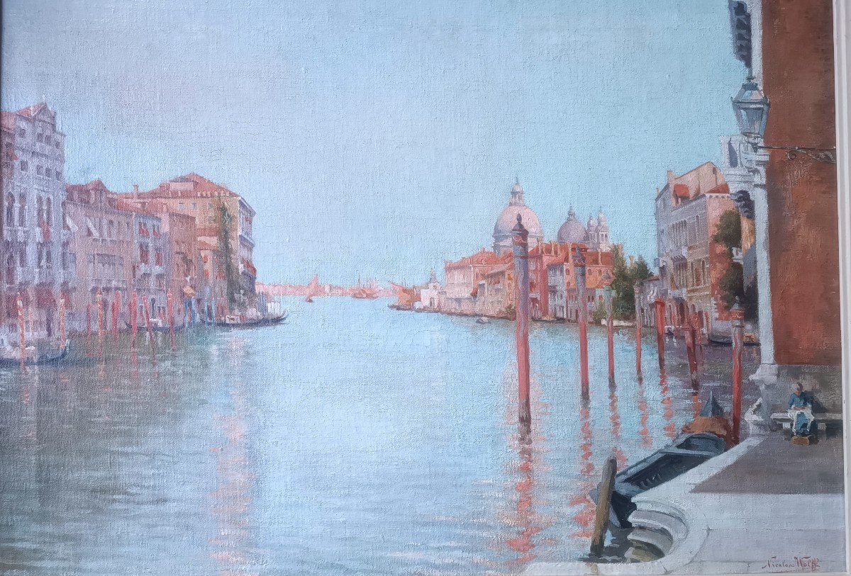 Tableau Venise Grand  Canal -photo-2