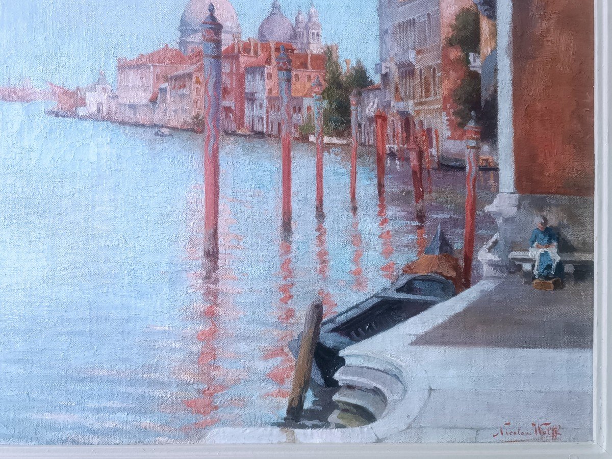 Tableau Venise Grand  Canal -photo-5