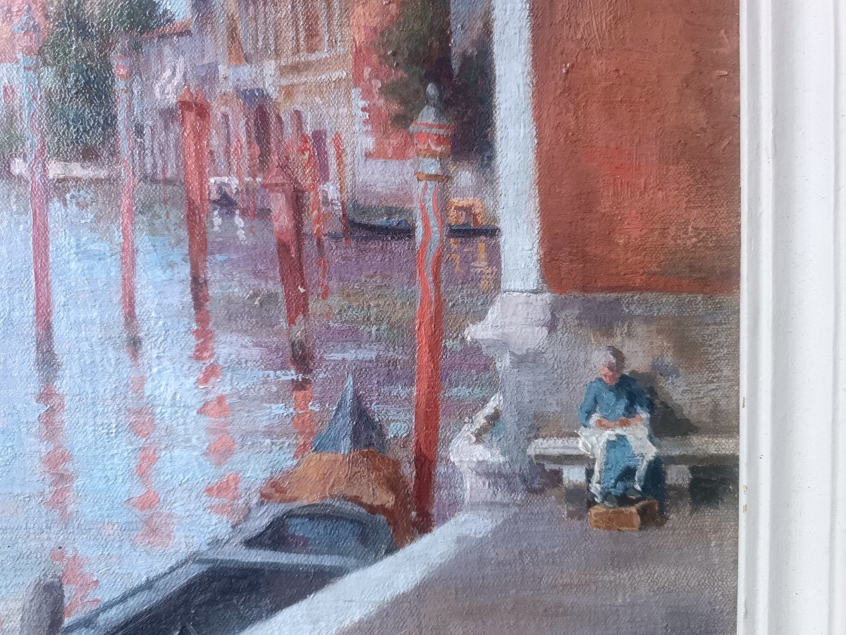 Tableau Venise Grand  Canal -photo-6