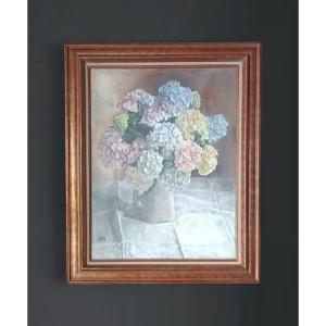  Painting Bouquet Of Hydrangeas