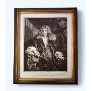 Gravure Portrait De Martin Vanden Bogaert, Dit Desjardins