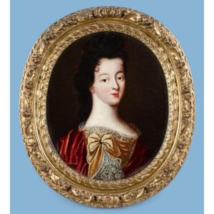 Portrait De Dame Du XVIIIe Siècle 