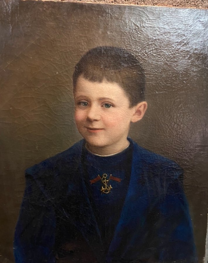 Portrait Of Young Naval Officer