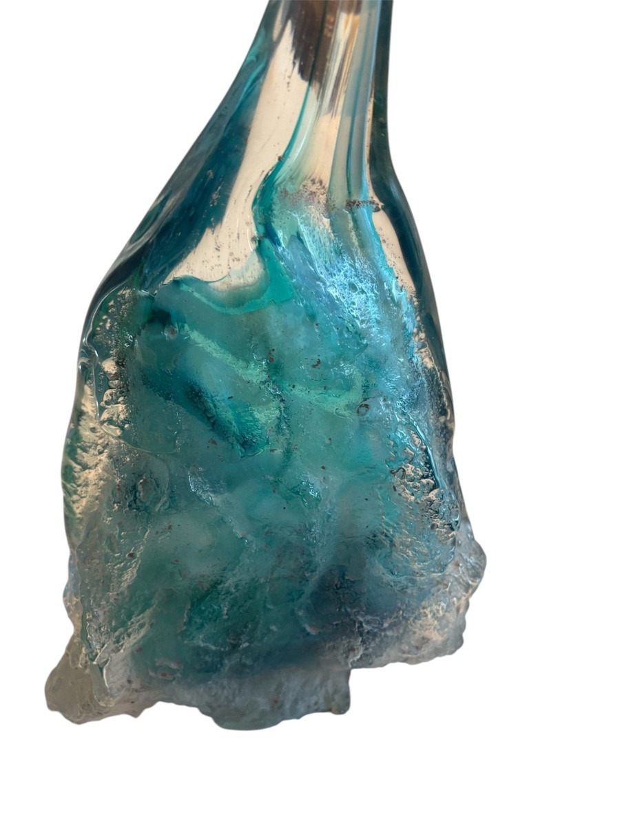 Blown Glass Sculpture By Xavier Carrére,-photo-2