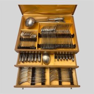  Christofle Marly Model 111 Piece Cutlery Set