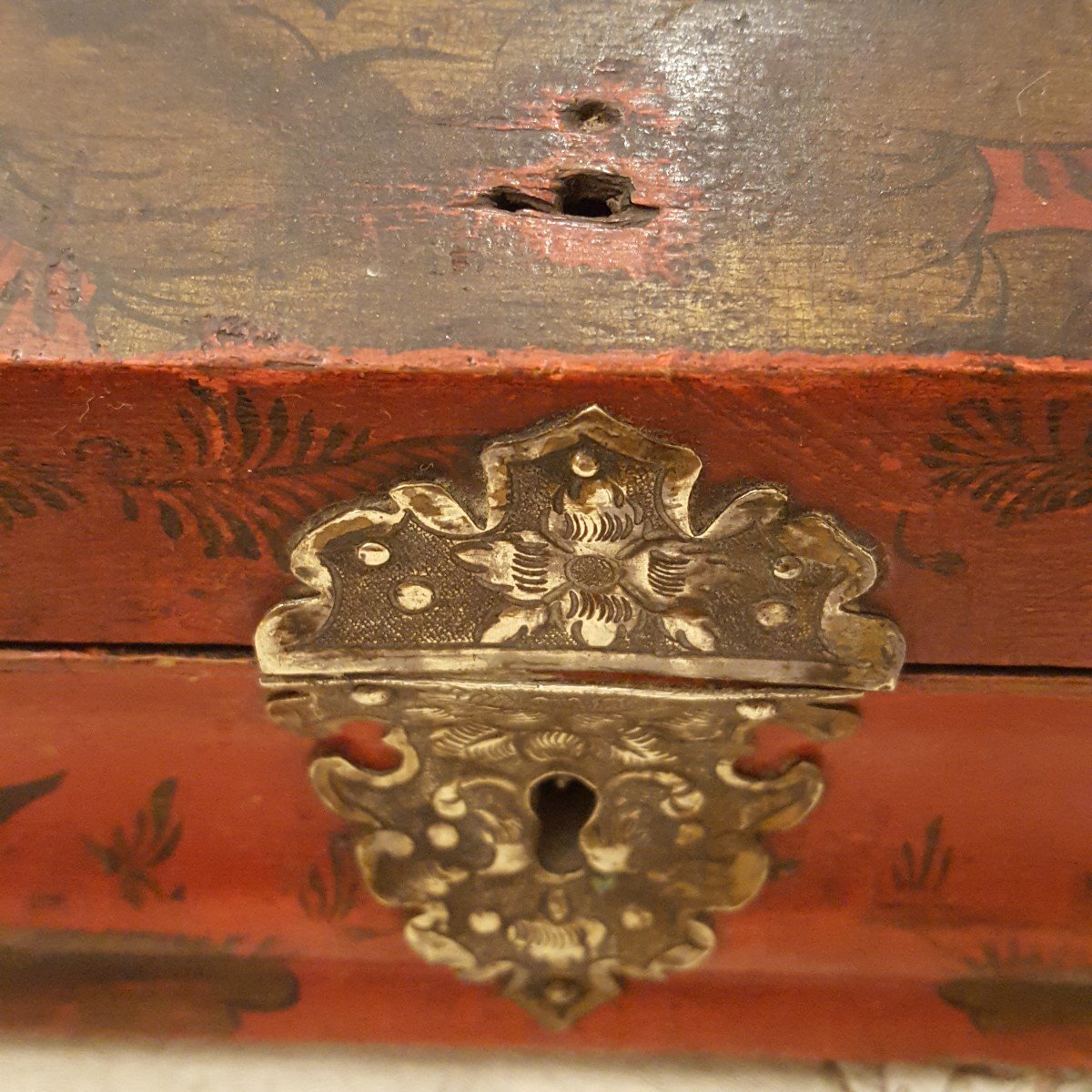 18th Century Wig Box "aux Chinois"-photo-2