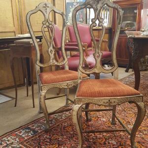 Pair Of 19th Century Italian Chairs