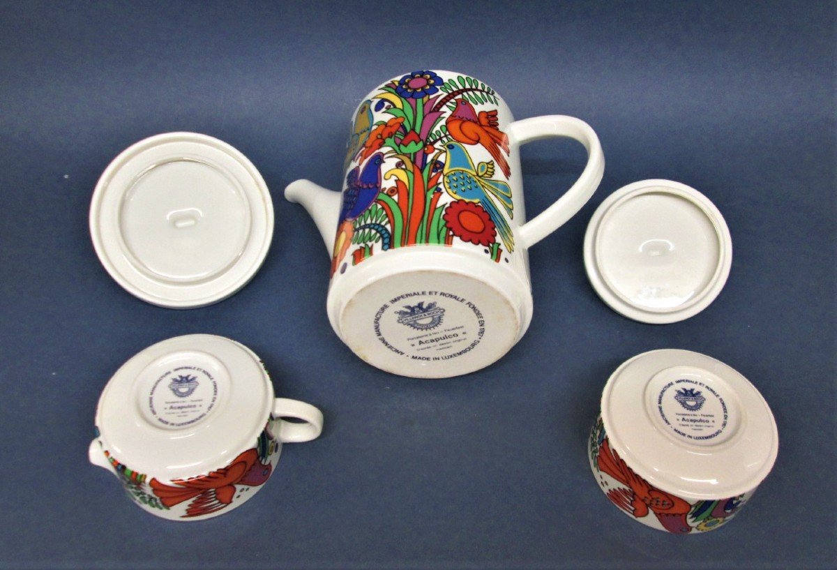 Villeroy & Boch, Porcelaine, "Acapulco", Service à Café-photo-2