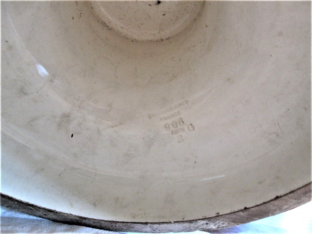 Sarreguemines, Monumental Cache-pot, Basin-photo-3