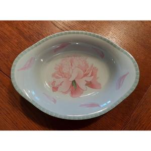 Hermès, Les Pivoines, Limoges, Porcelaine, Plat à Pain