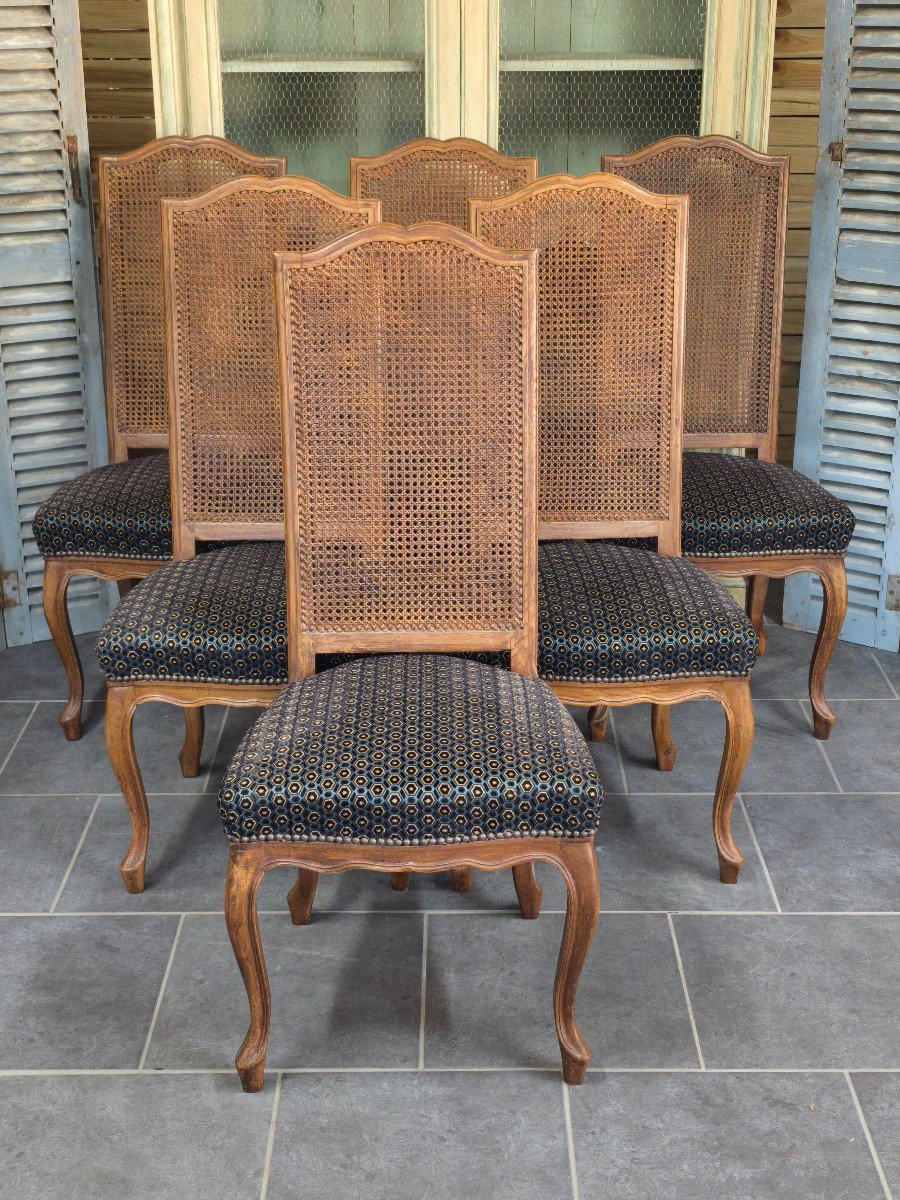 Set Of 6 Regency Style Chairs 