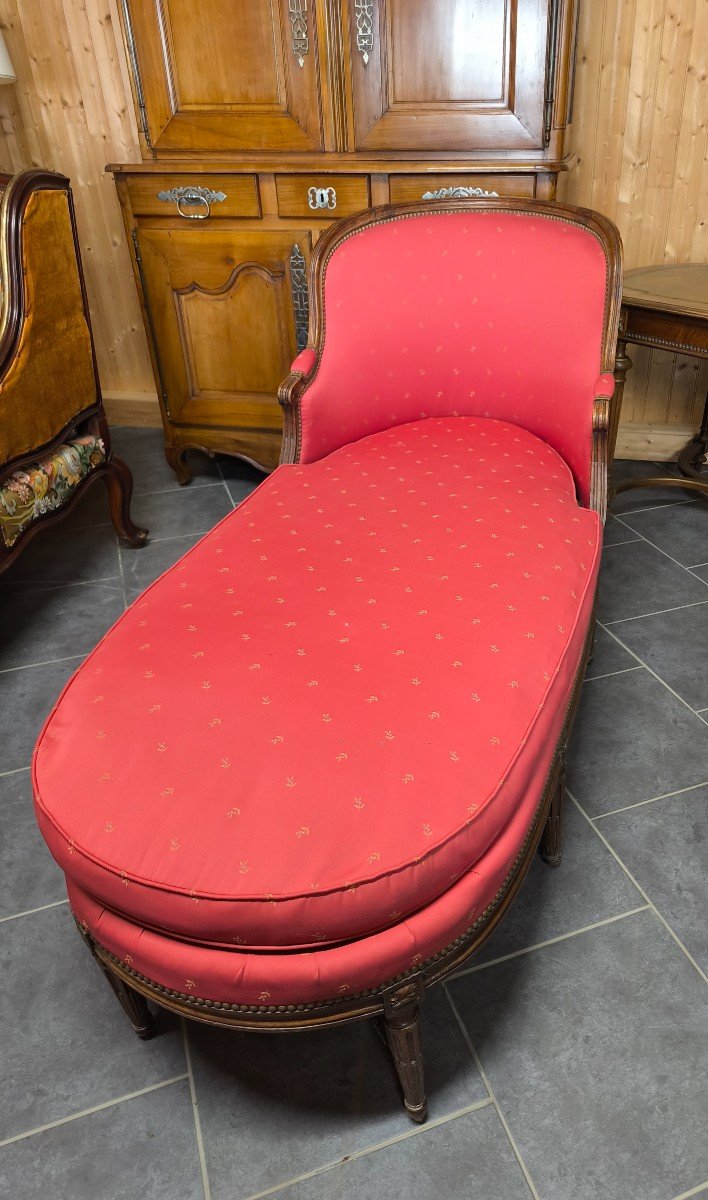 Chaise Longue 18 ème D époque L XVI