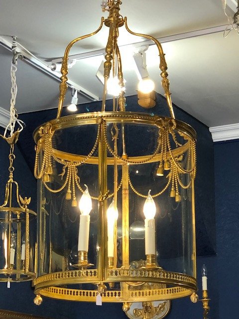 An Important Lantern In Louis XVI Style.