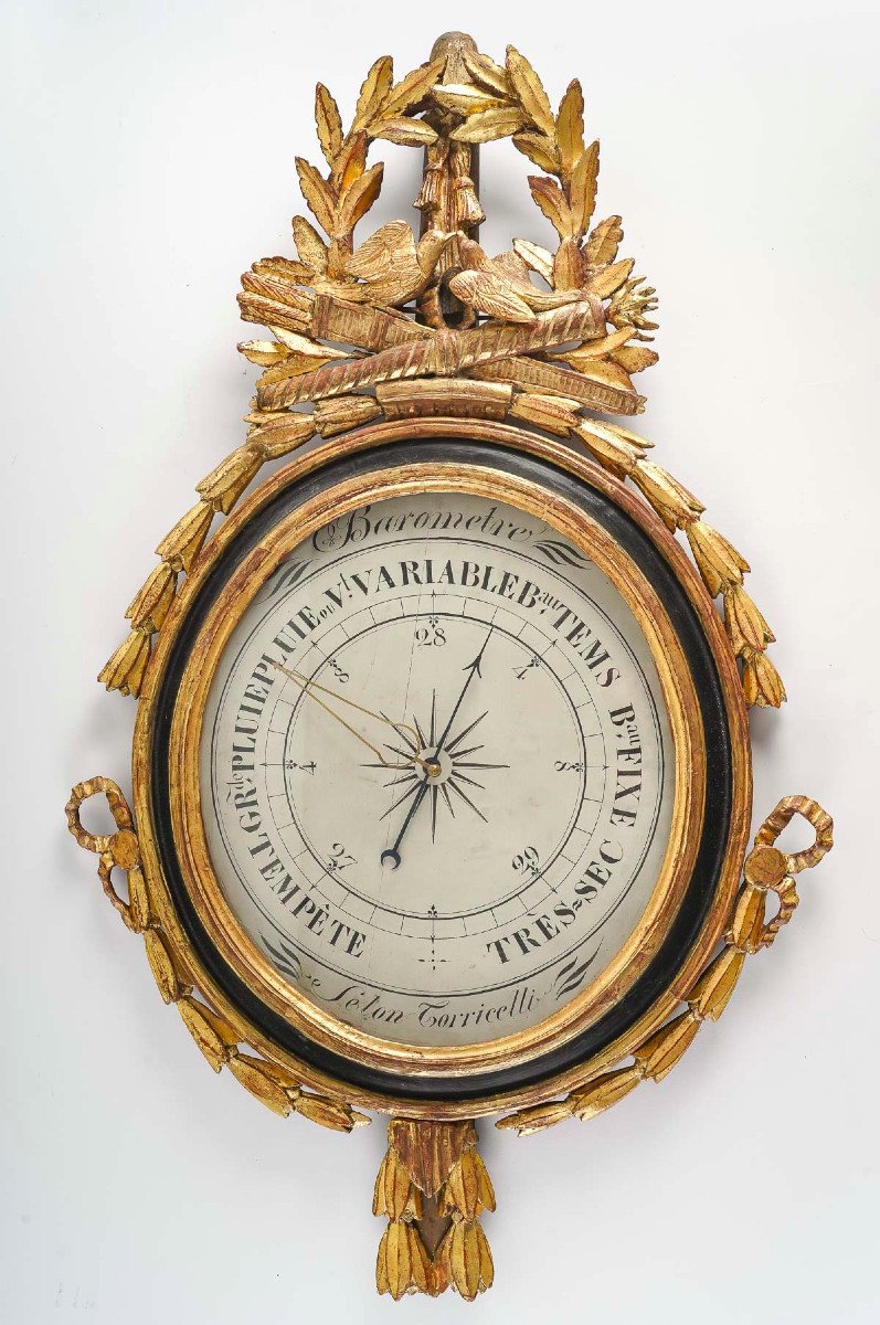 A Louis XVI Period (1774 - 1793) Barometer.