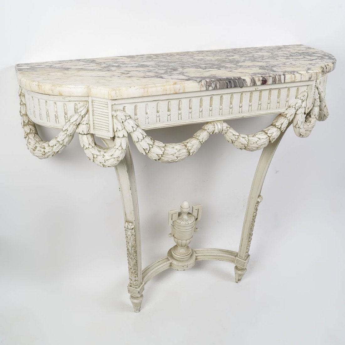 Paire De Consoles De Style Louis XVI.-photo-4