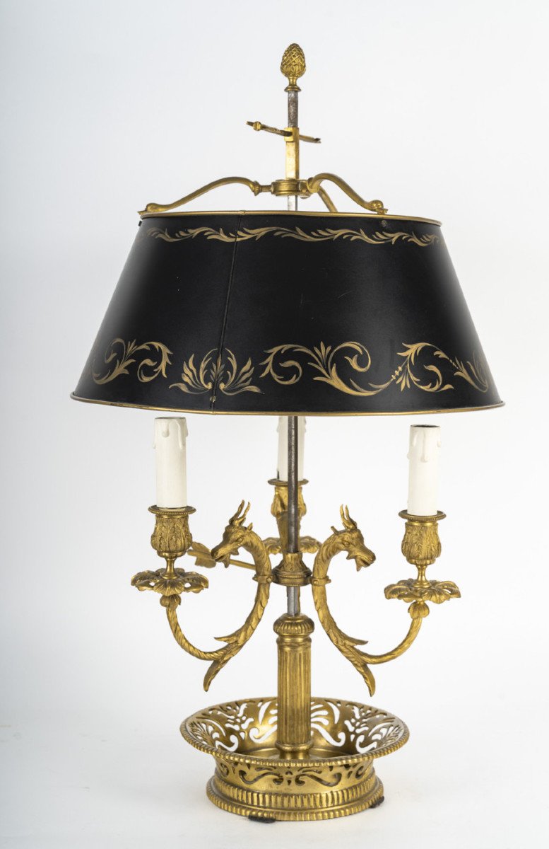 Lampe Bouillotte De Style Louis XVI.-photo-2