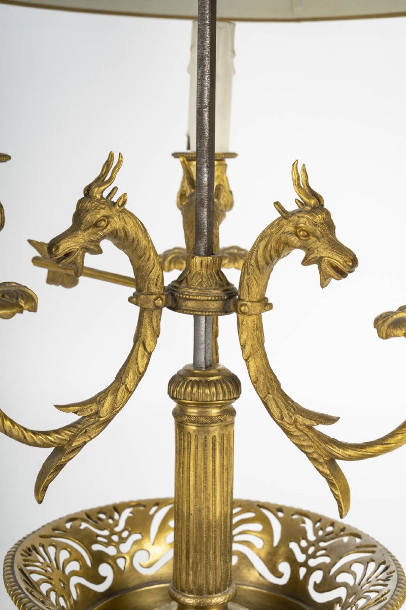 Lampe Bouillotte De Style Louis XVI.-photo-3