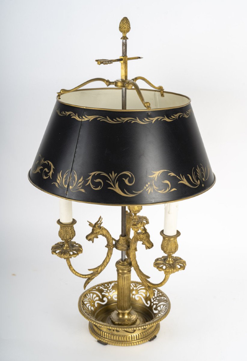 Lampe Bouillotte De Style Louis XVI.-photo-1