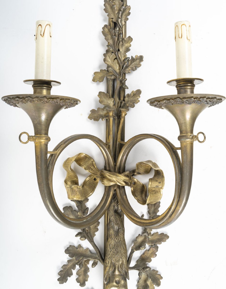 A Pair Of Wall - Lights In Louis XVI Style.-photo-4