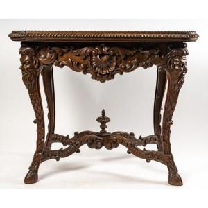 A Napoleon III Period (1851 - 1870) Game Table In Regence Style