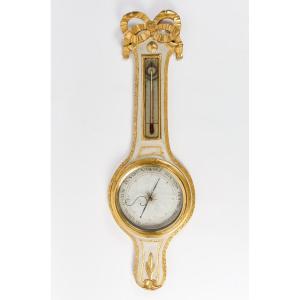 Baromètre - Thermomètre d'époque Louis XVI ( 1774 - 1793).