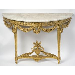 A Louis XVI Period (1774 - 1793) Console Table.