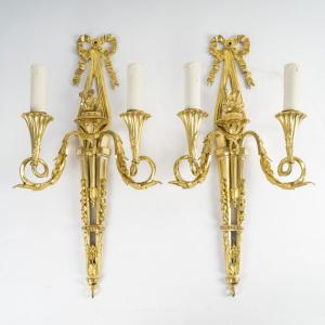 Paire d'Appliques De Style Louis XVI.