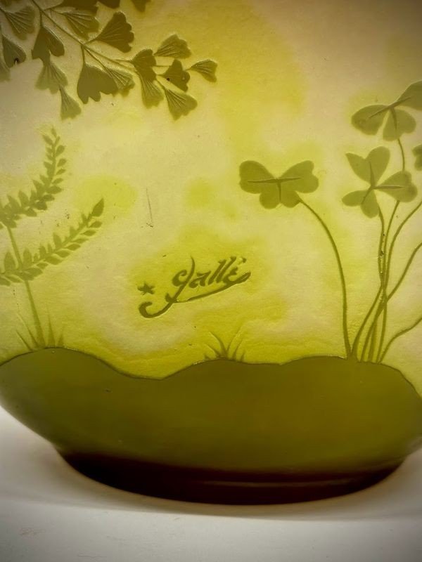 Gallé Art Nouveau Vase-photo-3