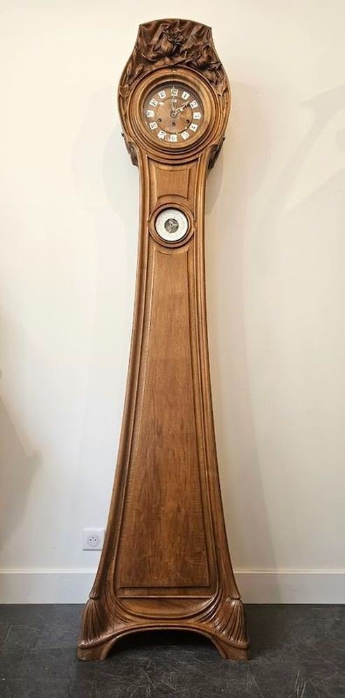 Art Nouveau Parquet Clock Camille Gauthier-photo-6