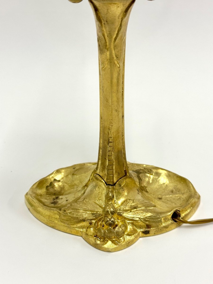 Lampe Muller Art Nouveau "Cœur De Marie"-photo-4