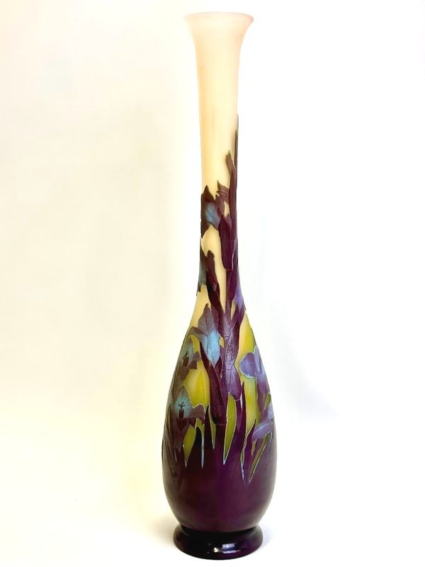 Emile Gallé Art Nouveau Vase "gladiolus"