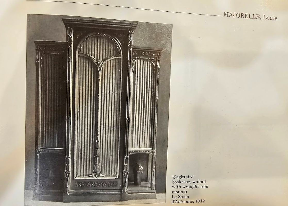 Louis Majorelle Art Nouveau Library "sagittarius"-photo-8