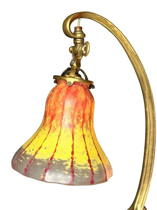 Daum Nancy Art Nouveau Desk Lamp-photo-6