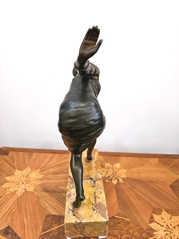 Bronze Art Déco "Danseuse Orientale"-photo-1