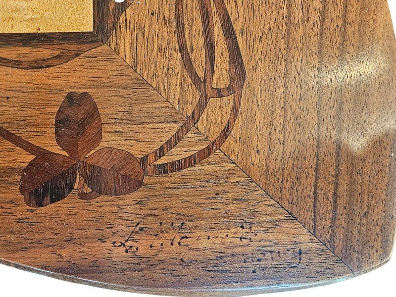 Louis Majorelle Art Nouveau Games Table "with Clover"-photo-1