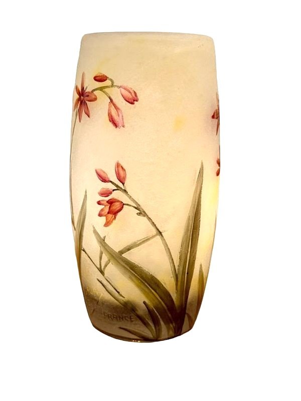 Daum Nancy Vase "lily Of The Cafres"-photo-2