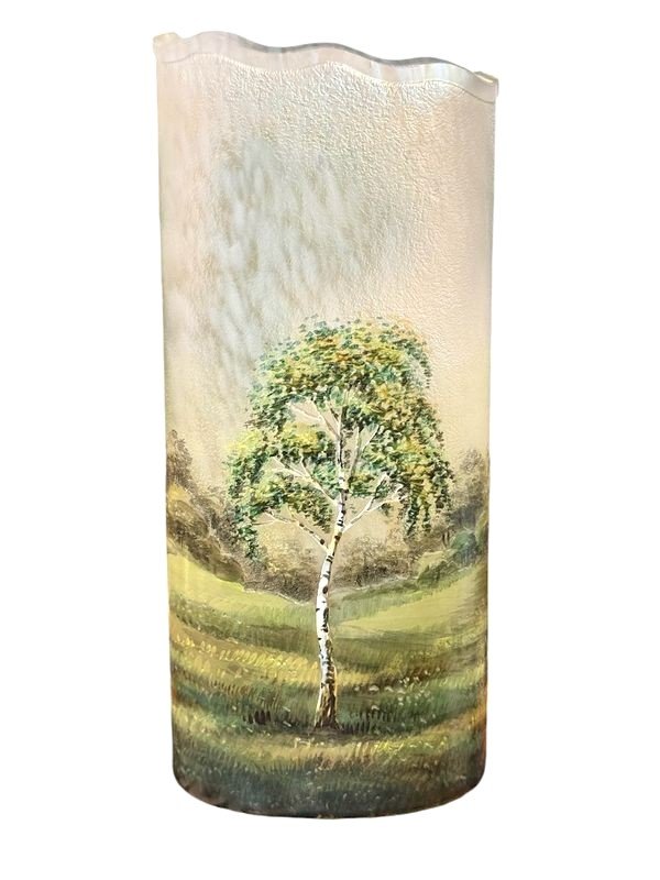 Lamartine Vase "lake Landscape"-photo-2