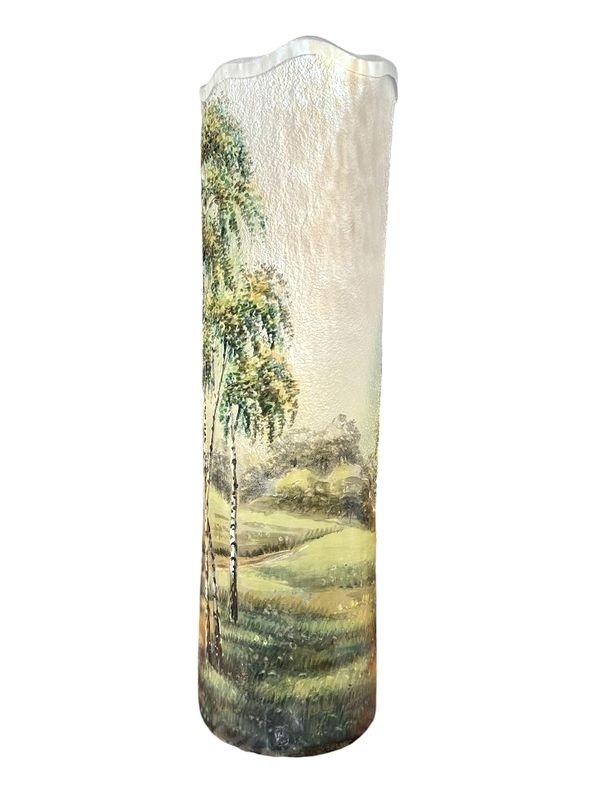 Lamartine Vase "lake Landscape"-photo-4