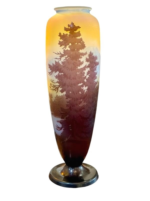 Emile Gallé Vase "Paysage Alpin"