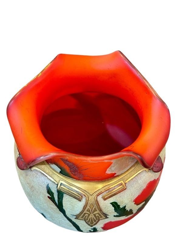 Legras Vase Art Nouveau "indiana"-photo-2