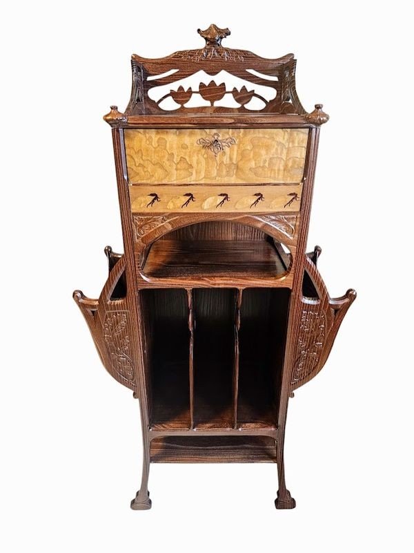 Maurice Alet Art Nouveau "aux Cigales" Intermediate Furniture