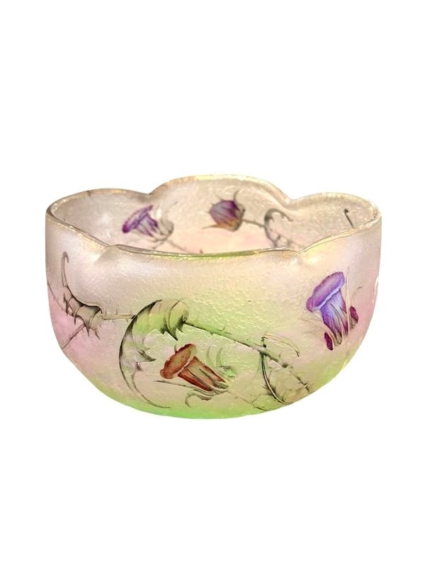 Daum Art Nouveau Cup "with Thistles"