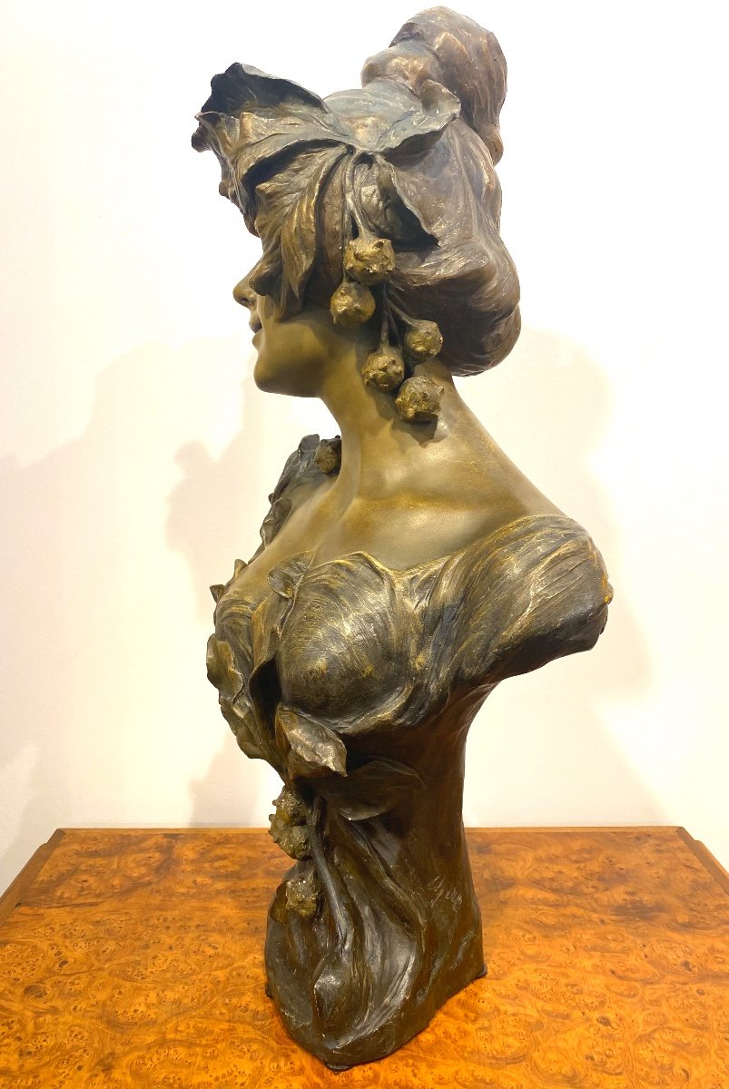 Art Nouveau Terracotta Bust Goldscheider-photo-3