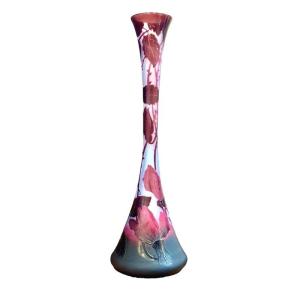 Vase d'Argental Soliflore "Aux Roses"