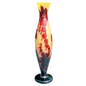 Emile Gallé Vase "heart Of Mary"