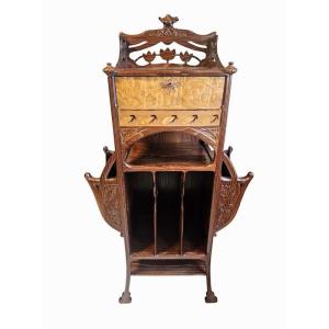 Maurice Alet Art Nouveau "aux Cigales" Intermediate Furniture