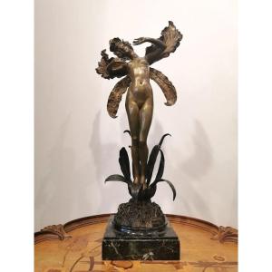 Louis Chalon Bronze Art Nouveau