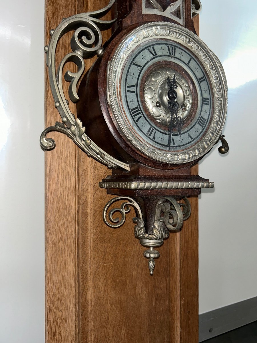 Large Pair Of Cartel And Barometer -photo-4