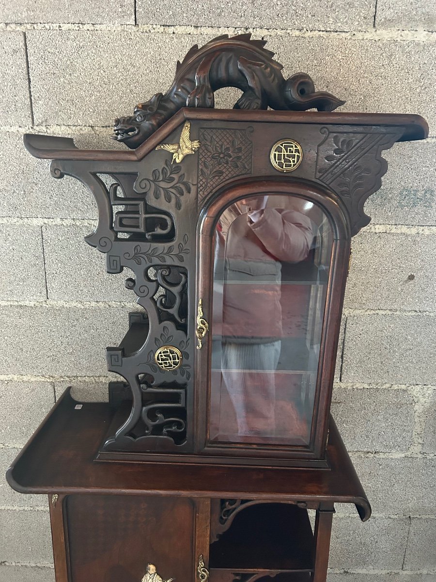 19th Century Japanese Style Display Case -photo-2